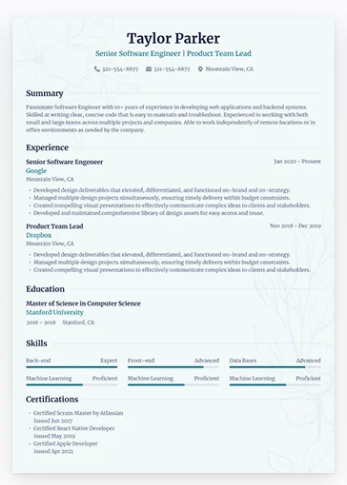 Tokyo Resume Template