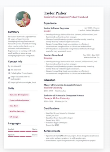 Berlin Resume Template